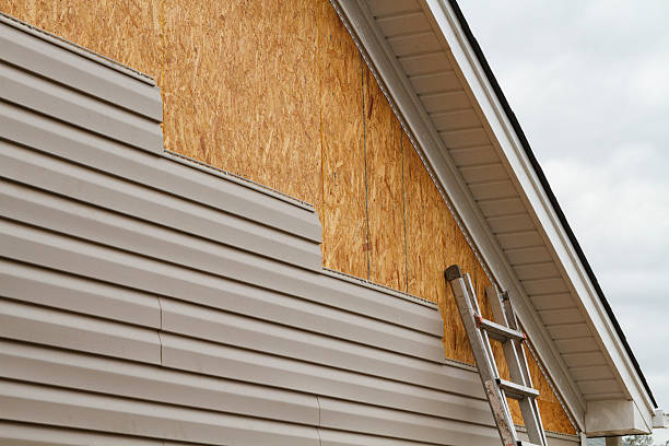 Professional Siding Contractor technician working in Philipsburg, PA